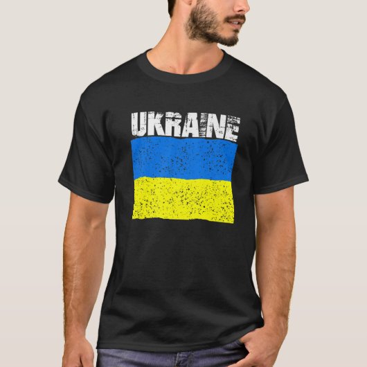 Oekraïne heeft de Oekraïense vlag op zijn kop gez T-shirt (Voorkant)