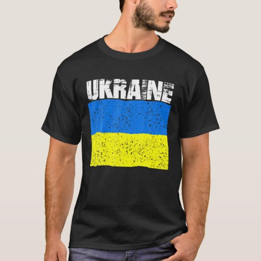 Oekraïne heeft de Oekraïense vlag op zijn kop gez T-shirt (Voorkant)