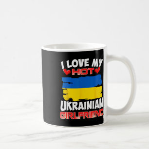 Oekraïne Ik Hou Van Mijn Hete Oekraïense Vriendin Koffiemok