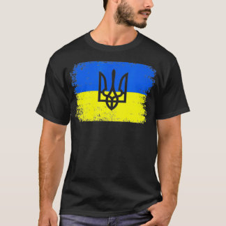 Oekraïne Ik sta achter de Oekraïense vlag T-shirt