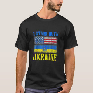 Oekraïne Ik sta achter Oekraïne en steun Oekraïne T-shirt
