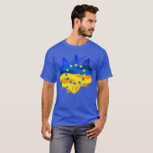 Oekraïne in Europa T-shirt (Voorkant volledig)
