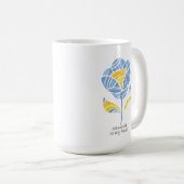 Oekraïne in mijn hart koffiemok (Voorkant rechts)