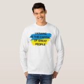Oekraïne is de hoofdstad van Great People Long Sle T-shirt (Voorkant volledig)