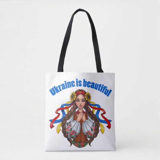 Oekraïne is prachtig tote bag (Voorkant)