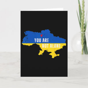 Oekraine Je Bent Niet Alleen Kiev Kaart Oekraïense