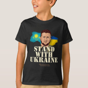 Oekraïne Kazachstan Volodymyr Zelensky Steun U T-shirt