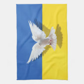 Oekraïne Keukenhanddoek Duif van vrede - Vrijheid (Verticaal)
