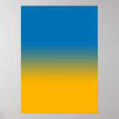 Oekraïne, kleuren van vrijheid poster (Voorkant)