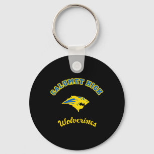 Oekraïne kleurt Calumet High Wolverines  Sleutelhanger
