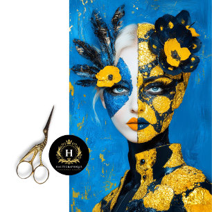 Oekraïne krijger godin politiek activisme tissuepapier