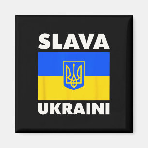 Oekraïne Land Vlag Trots Slava Ukraini 2 Magneet