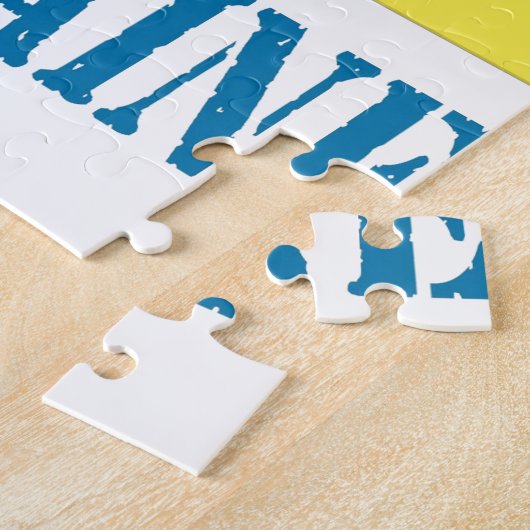 Oekraïne Legpuzzel (Zijkant)