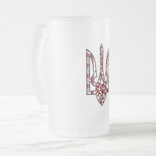 Oekraïne Matglas Bierpul (Voorkant links)