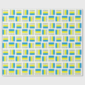 Oekraïne met Oekraïense vlag cadeau Cadeaupapier (Vlak)