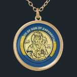 OEKRAÏNE MOEDER VAN GOD ZARVANYTSIA JESUS RELIGIOU GOUD VERGULDEN KETTING<br><div class="desc">Met een prachtig religieus afbeelding van de verbluffende Maagd Mary met Jezus onder de titel Moeder van God van Zarvanytsia,  de patroness van Oekraïne. De gele en blauwe kleuren vertegenwoordigen de kleuren van de vlag van het Oekraïense volk.Zarvanytsia is de beroemdste pelgrimage bestemming in Oekraïne.</div>