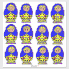 Oekraïne Nesting Doll Sticker