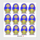 Oekraïne Nesting Doll Sticker (Vel)
