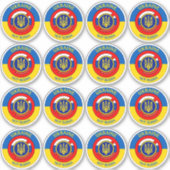 Oekraïne - niet Rusland sticker (Voorkant)