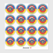 Oekraïne - niet Rusland sticker (Vel)