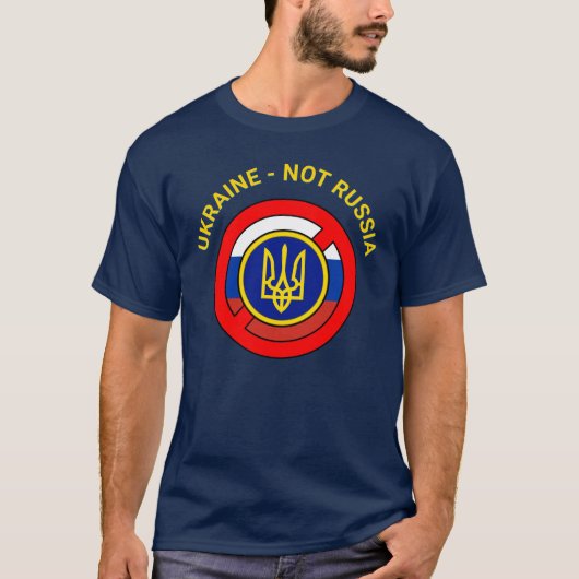 Oekraïne - Niet Rusland T-Shirt (Voorkant)