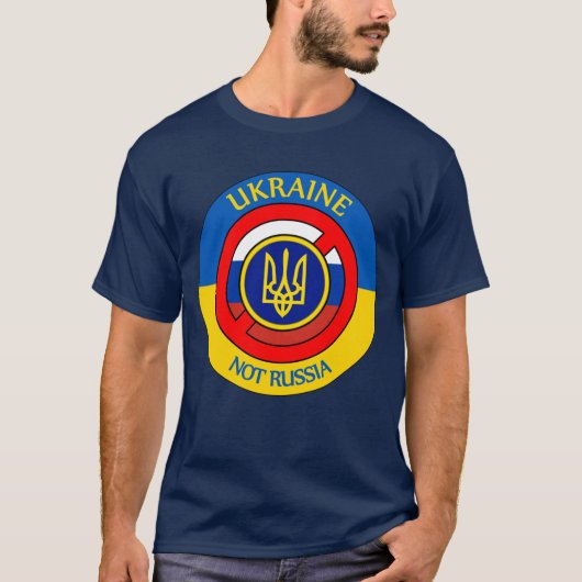 Oekraïne - Niet Rusland T-Shirt (Voorkant)