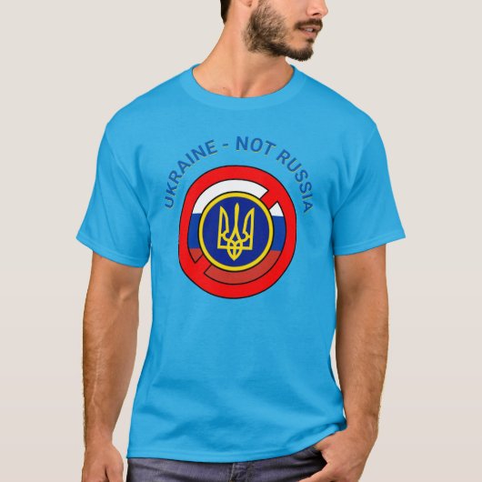 Oekraïne - Niet Rusland T-Shirt (Voorkant)