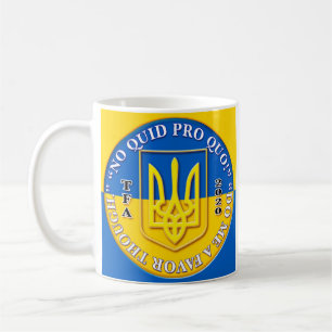 Oekraïne "No Quid Pro Quo" koffie-Mok Koffiemok