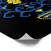 Oekraïne Oekraïens Kiev Trysub Vlag 11 Poster (Hoek)