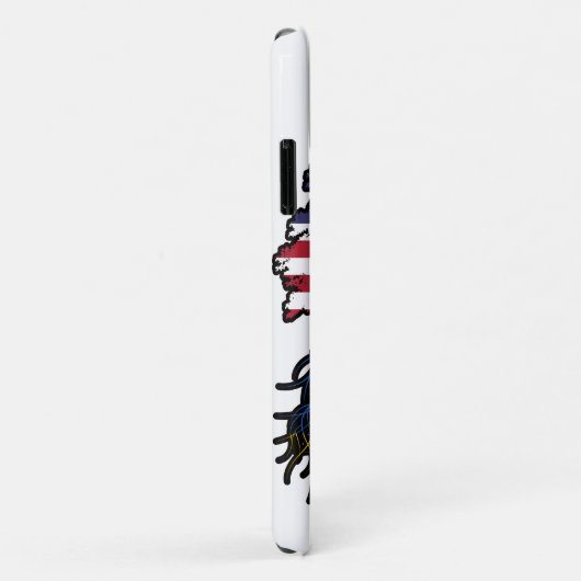 Oekraïne Oekraïense Amerikaanse Verenigde Staten Case-Mate iPhone Case (Achterkant/rechts)