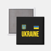 Oekraïne Oekraïense Vlag 2  Magneet (Voorkant / Achterkant)