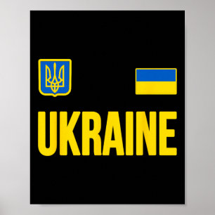 Oekraïne Oekraïense Vlag 2 Poster