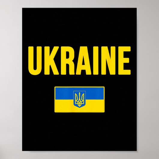 Oekraïne Oekraïense Vlag 3 Poster (Voorkant)