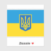 Oekraïne, Oekraïense vlag Sticker (Vel)