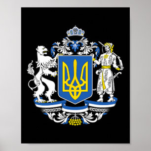 Oekraïne Oekraïense Vlag Traditioneel  Poster