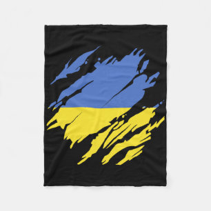 Oekraïne Oekraïense Vlag Trots Wortels Erfgoed Fleece Deken