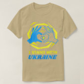 Oekraïne Oekraïense vlag Volodymyr Zelenskyy Ukrai T-shirt (Design voorkant)
