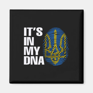Oekraïne Oekraïense Vlag Wapen Oekraïense Dna  Magneet