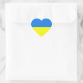 Oekraïne - Oekraïnse vlag - Heart Sticker (Tas)