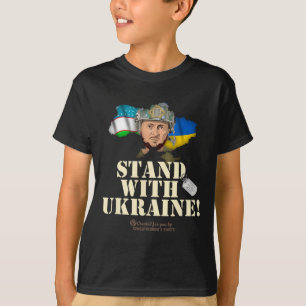 Oekraïne Oezbekistan Volodymyr Zelenskyy Steun T-shirt