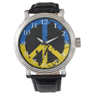 Oekraïne ondersteunt Button van de anti-oorlogse P Horloge