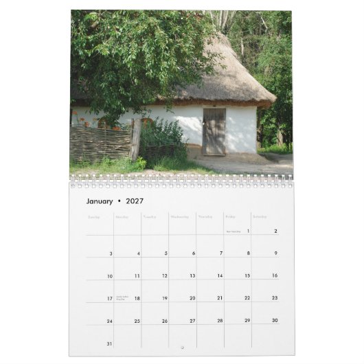 OEKRAÏNE oude dorp_kalender Kalender (Jan 2027)