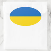 Oekraïne Ovale Sticker (Tas)