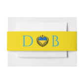 Oekraïne Paar Bruiloft Uitnodigingen Wikkel (Voorkant Voorbeeld)