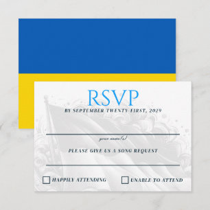 Oekraïne Paar RSVP Kaartje