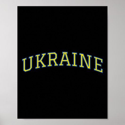 Oekraïne - Patriottische trots steun  Poster (Voorkant)