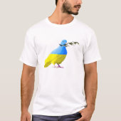 Oekraïne - Peace Dove - Oekraïense vlag - vrede T-shirt (Voorkant)