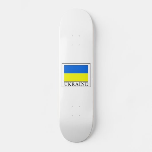 Oekraïne Persoonlijk Skateboard (Voorkant)