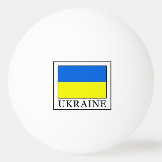 Oekraïne Pingpongbal (Voorkant)