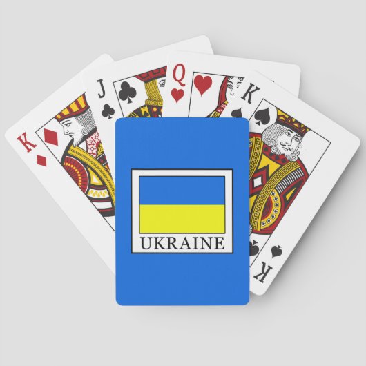 Oekraïne Pokerkaarten (Achterkant)